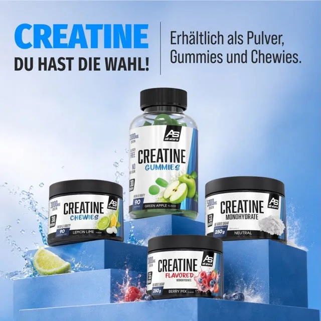 AllStars Creatine Flavored poudre Green Apple 250 g avec B12