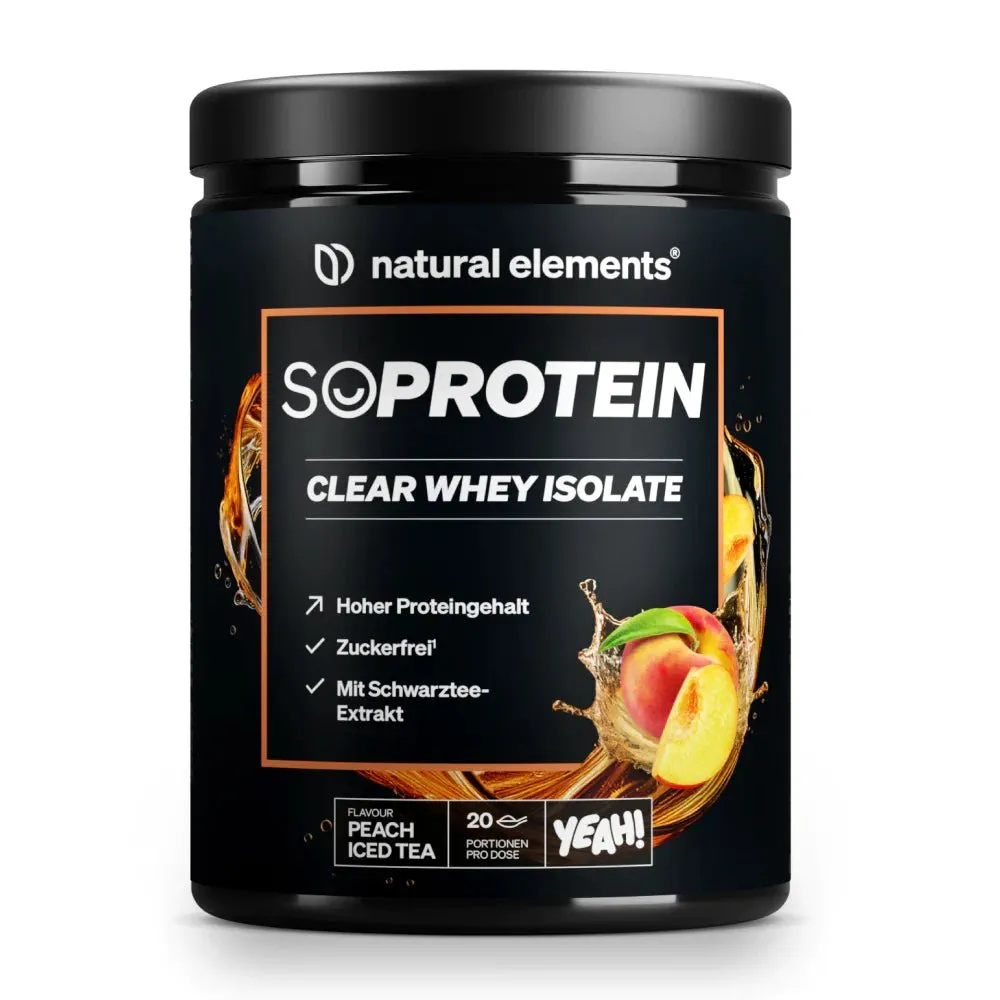 Natural Elements SoProtein Clear Whey Isolate whey 600 g mangue passion