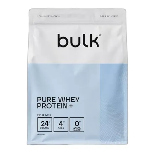 Bulk Pure Whey Protein+ whey vanille 900 g 24 g