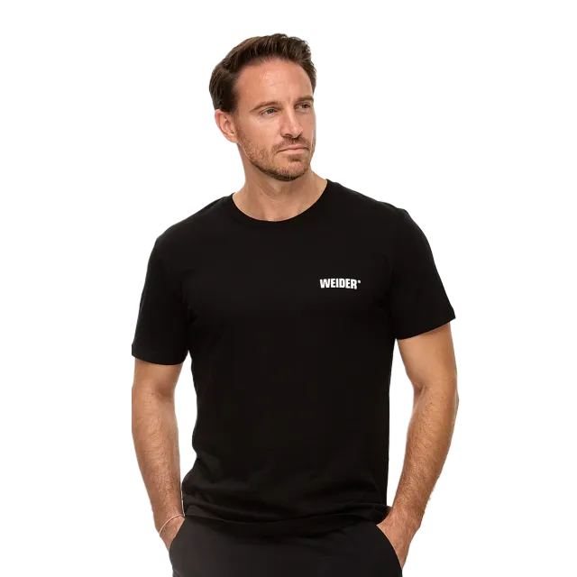 Weider Pioneer Black t-shirt noir unisexe coton