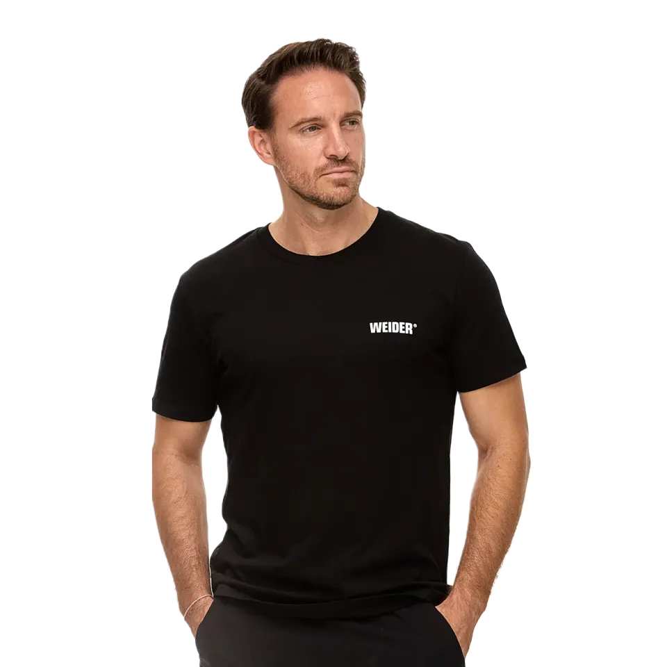 Weider Pioneer Black t-shirt noir unisexe coton
