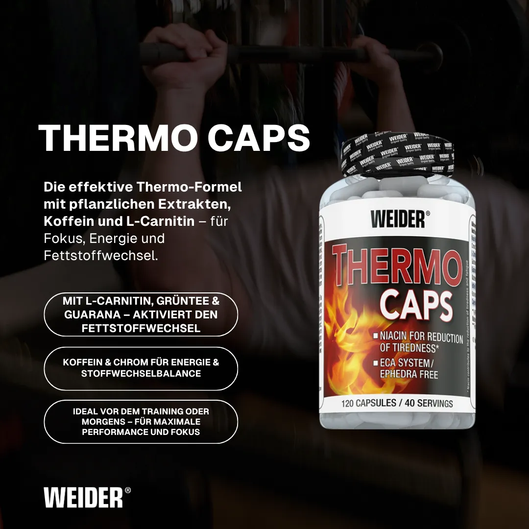 Weider Thermo Caps gélules caféine