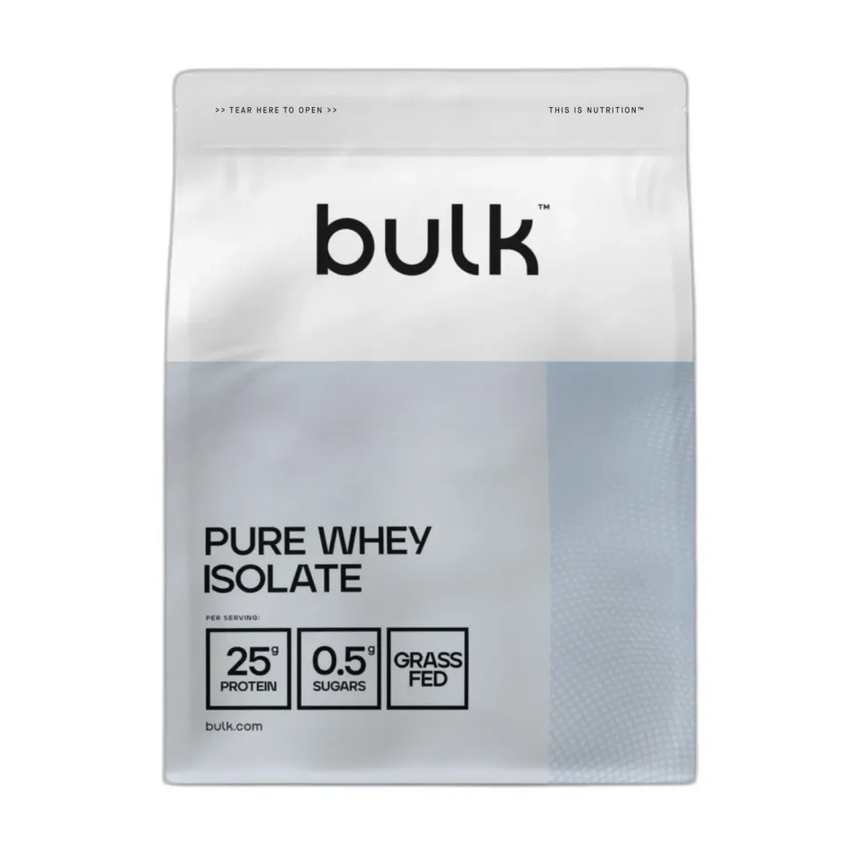 BULK Pure Whey Isolate 90 isolat de whey vanille 1 kg
