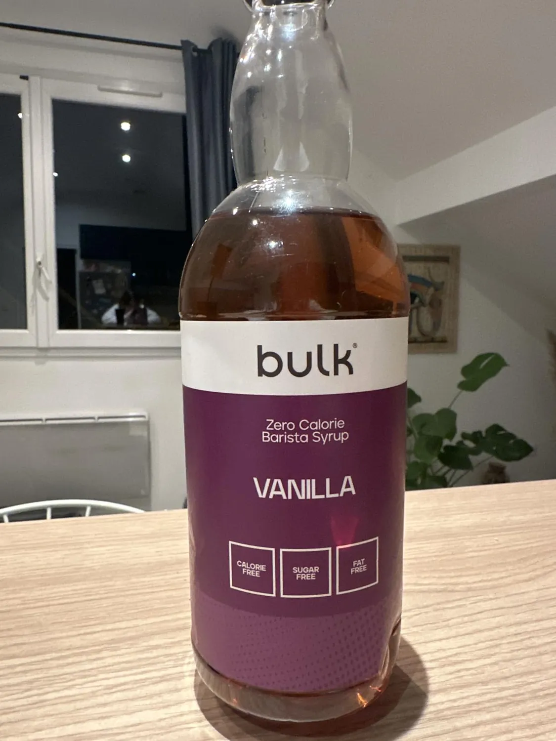 BULK Sirop Barista Zéro Calorie sirop vanille 1 litre sans sucre