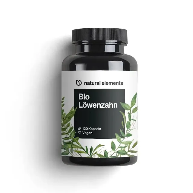 Natural Elements Bio pissenlit gélules 120 unités – extrait 10:1