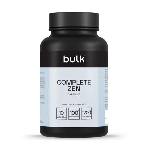 Bulk Complete Zen nootropique 40 gélules magnésium
