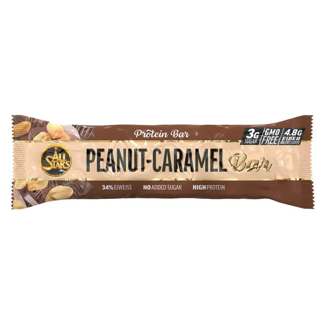 AllStars Protein Bar Peanut-Caramel barre protéinée 1 unité faible en sucres