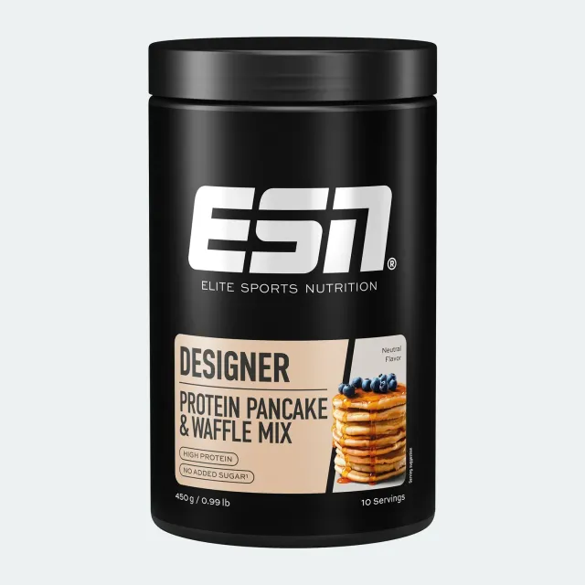 ESN Designer Protein Pancake and Waffle Mix préparation pancakes Neutral 45 g protéines