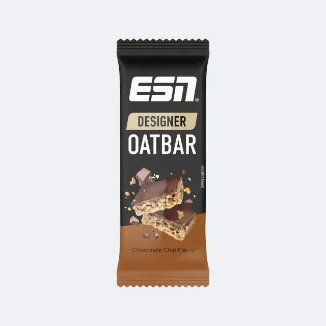 ESN Designer Oatbar barre d’avoine 100 g Chocolate Chip, avoine