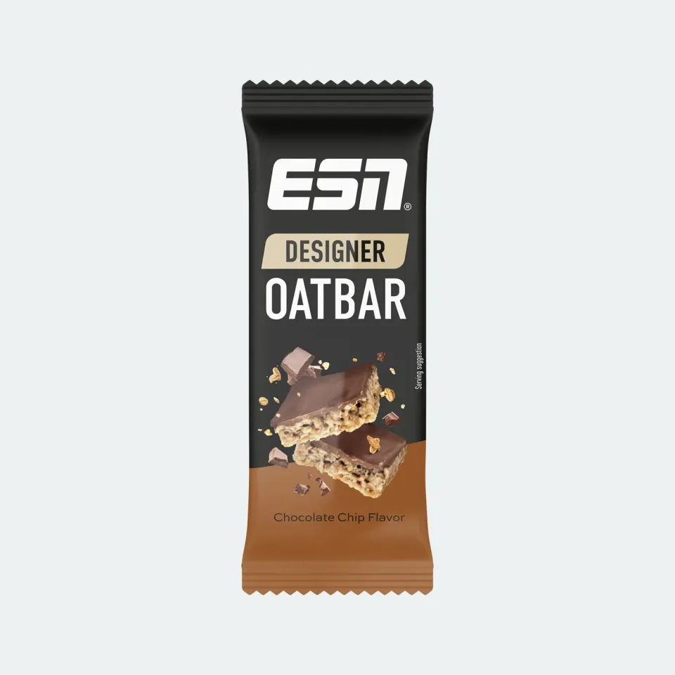 ESN Designer Oatbar barre d’avoine 100 g Chocolate Chip, avoine
