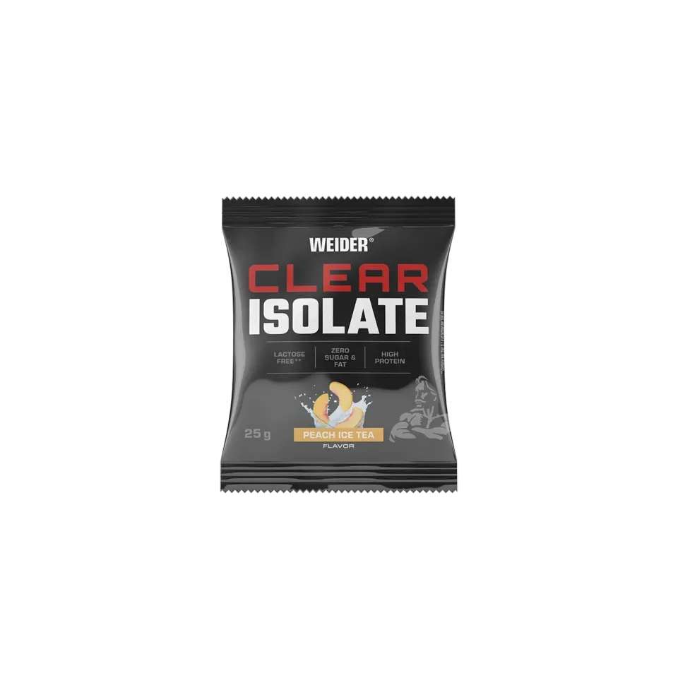 Weider Clear Isolate whey claire 25 g sachet pêche