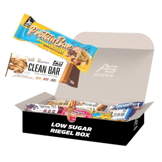 AllStars Low Sugar Riegel Box barres protéinées assortiment