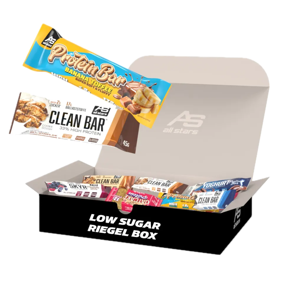 AllStars Low Sugar Riegel Box barres protéinées assortiment