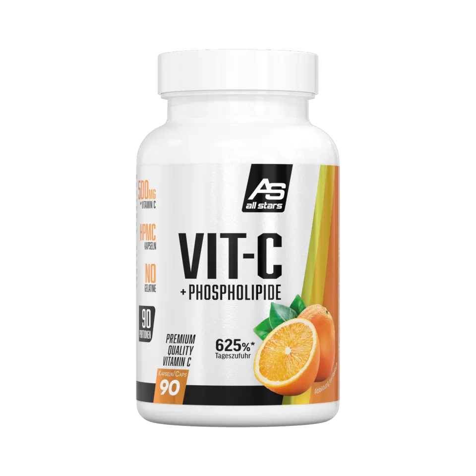 AllStars Vitamin C gélules 90 unités 500 mg avec phospholipides