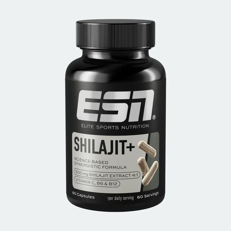ESN Shilajit+ gélules 60 extrait shilajit et vitamines