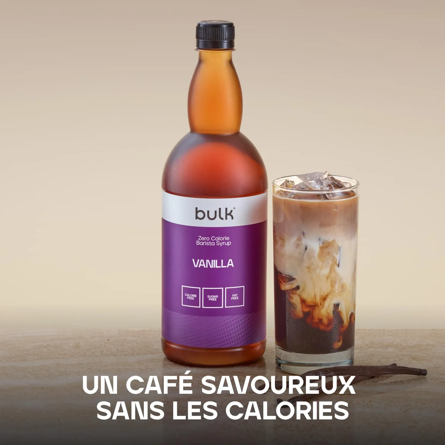 BULK Sirop Barista Zéro Calorie sirop vanille 1 litre sans sucre