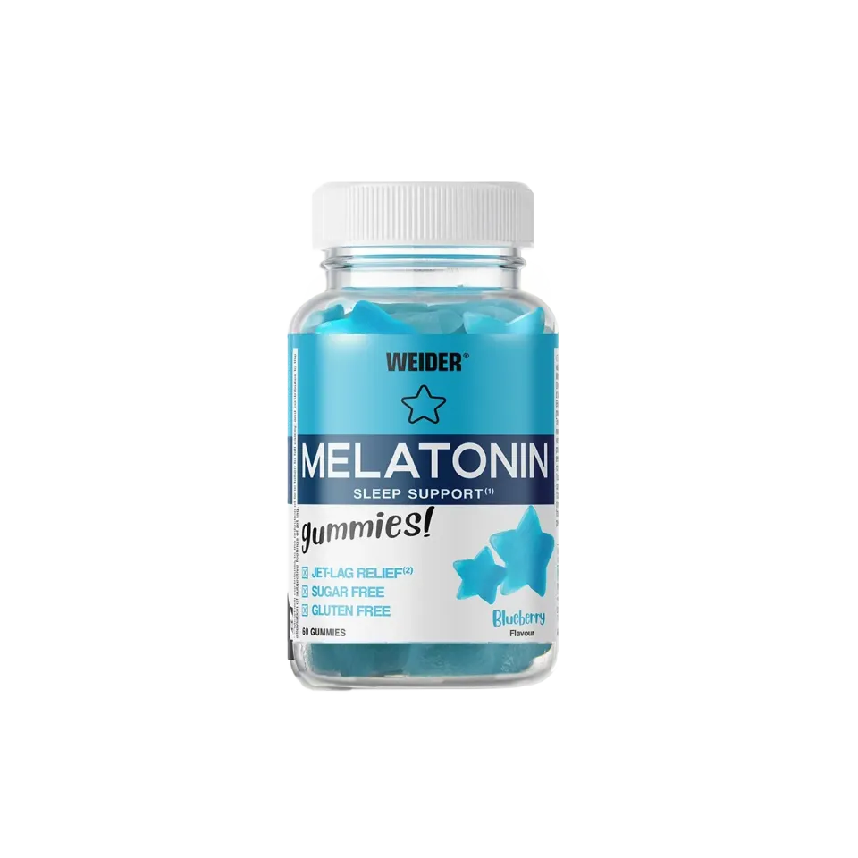 Weider Melatonin Gummies gummies mélatonine 60 pièces myrtille