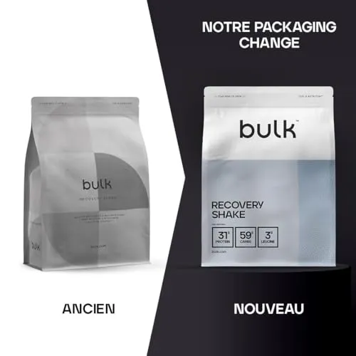 BULK Recovery Shake shake protéiné baies mélangées 2,5 kg leucine