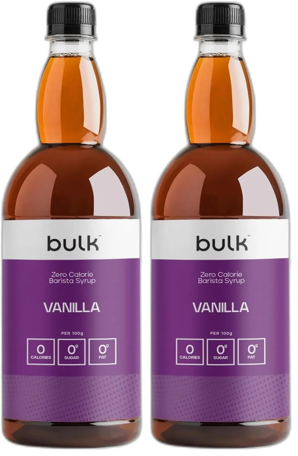 BULK Sirop Barista Zéro Calorie sirop vanille 1 litre sans sucre