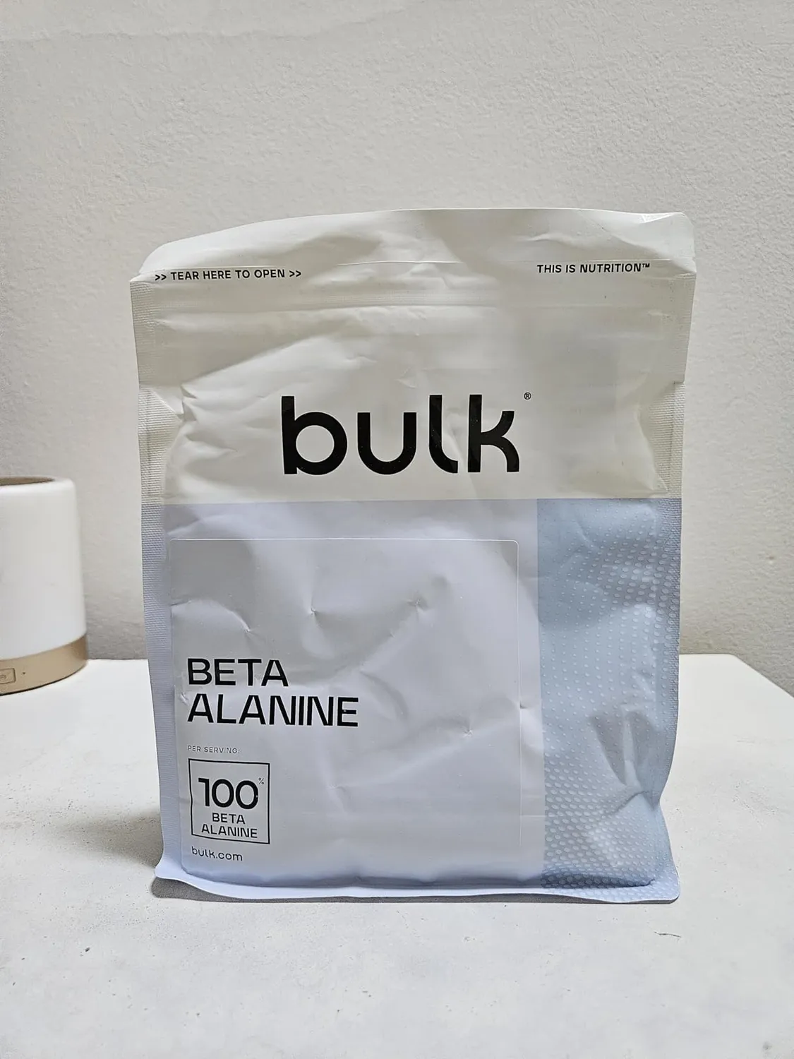 BULK Bêta-Alanine en poudre 500 g sans arôme 4 g par portion