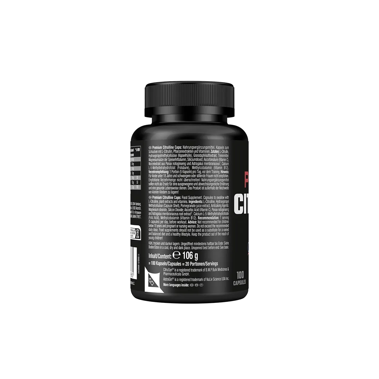 Weider Premium Citrulline Caps capsules pré-entraînement