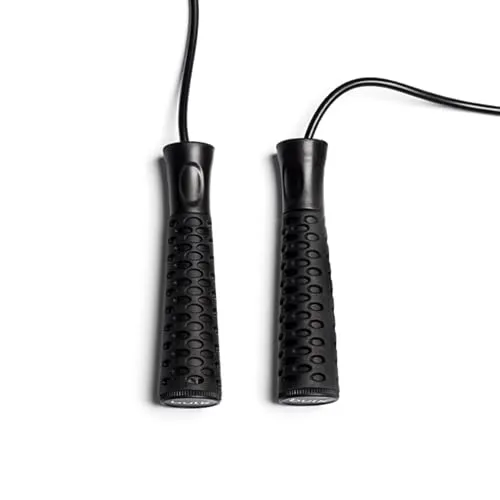 Bulk Corde à sauter réglable 278 cm vinyle noir