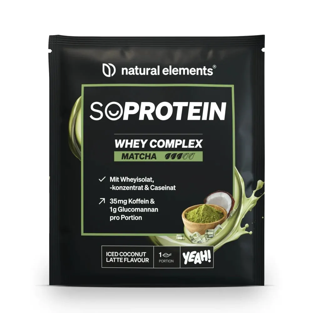 Natural Elements SoProtein Whey Complex whey protéine 690 g fraise