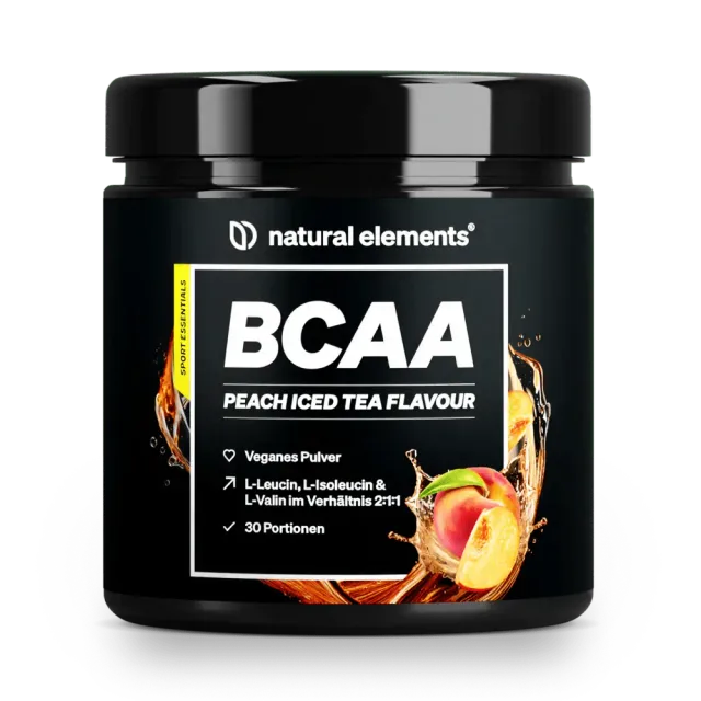 Natural Elements BCAA poudre 300 g Peach Iced Tea