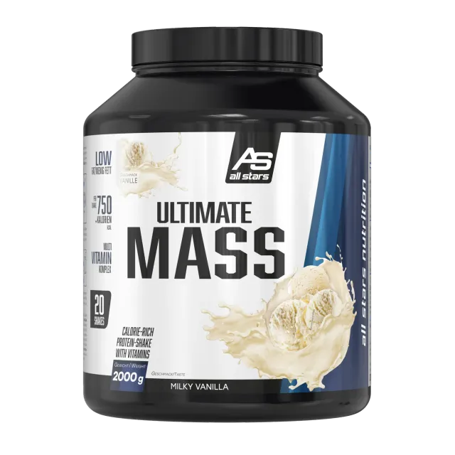AllStars Ultimate Mass Gain weight gainer chocolat 2000 g riche en glucides