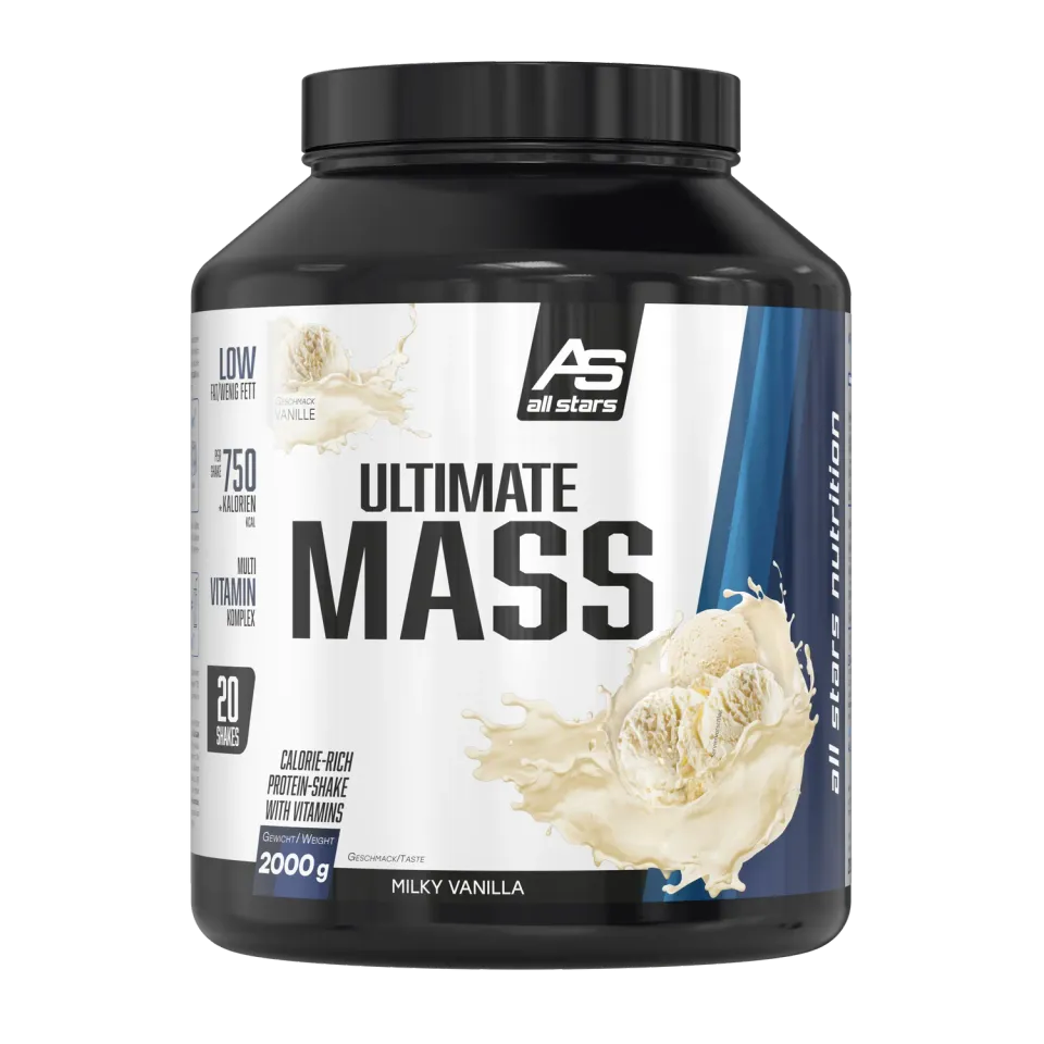 AllStars Ultimate Mass Gain weight gainer chocolat 2000 g riche en glucides
