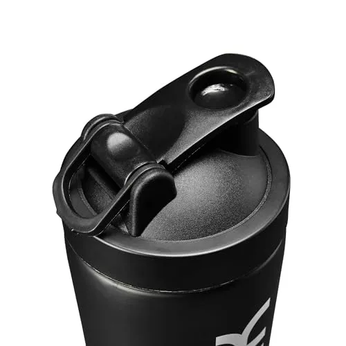 BULK Shaker Deluxe acier inoxydable noir 750 ml étanche