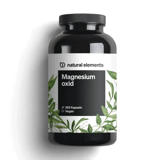 Natural Elements Magnesiumoxid Kapseln 365 unités