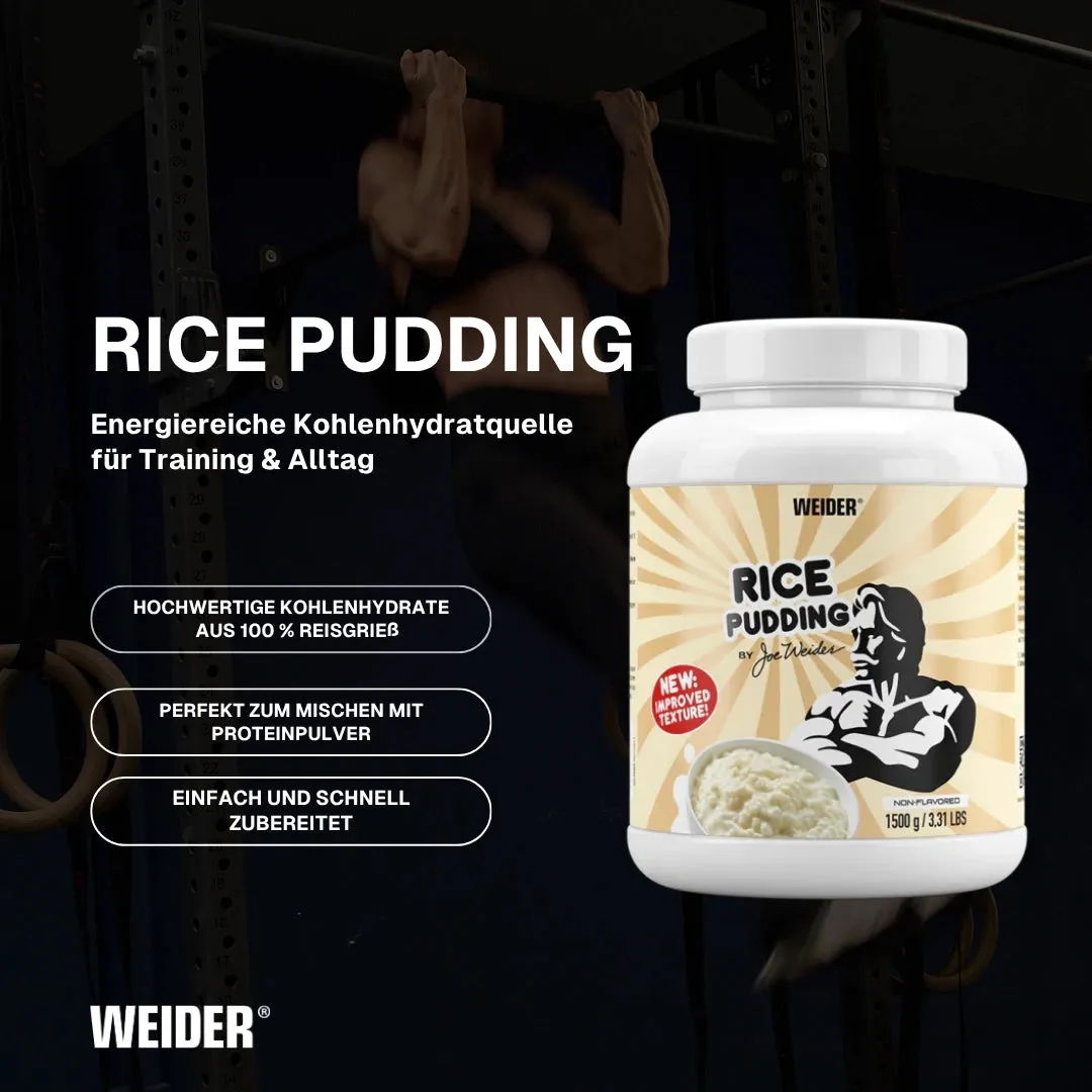 Weider Rice Pudding riz protéiné neutre 1,5 kg