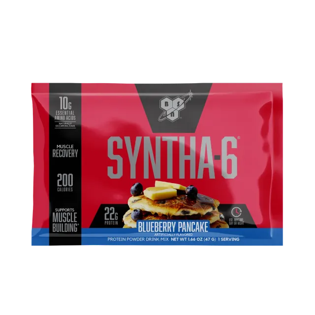 BSN Syntha-6 échantillon protéine pancake myrtille 1 dose