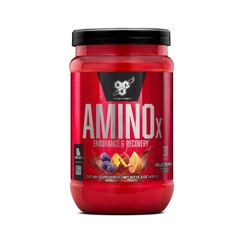 BSN AMINOx BCAA framboise bleue 30 doses sans stimulant