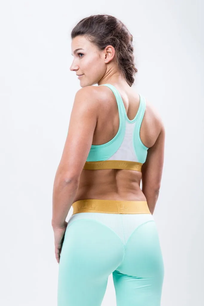 AllStars Squat Queen brassière de sport noir blanc taille M