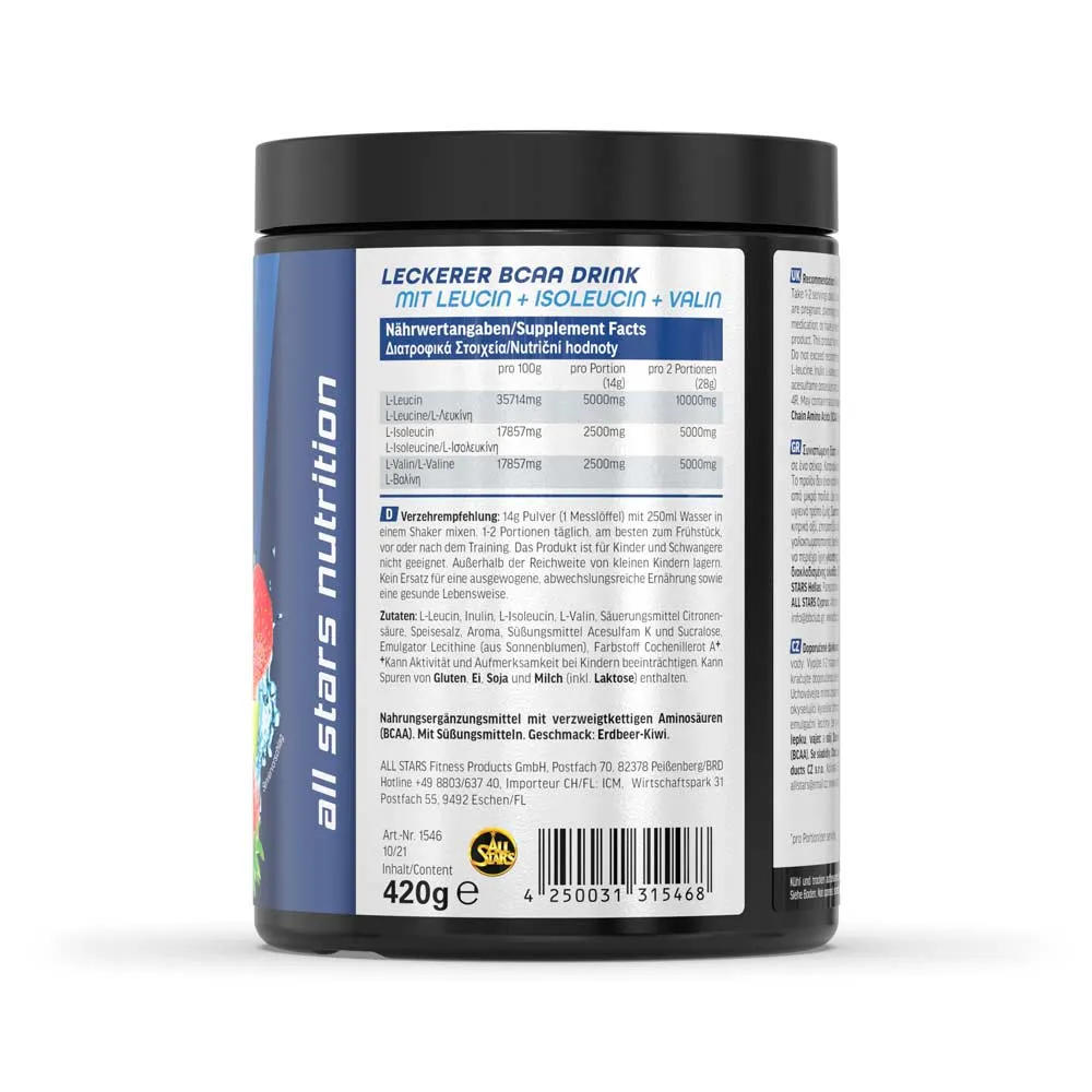 AllStars BCAA Powder poudre 420 g Berry Blast 10 g de BCAA