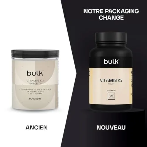 BULK Comprimés de vitamine K2 90 comprimés MK-7
