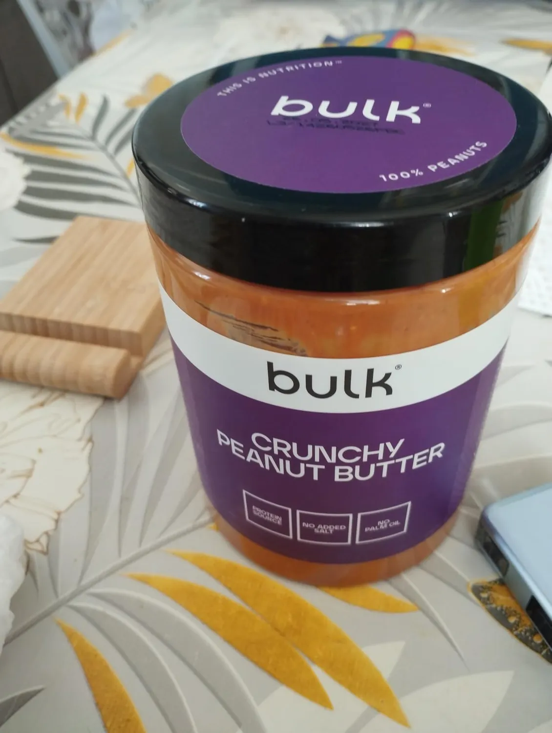 BULK Beurre de Cacahuète croustillant 1 kg 100 % cacahuètes