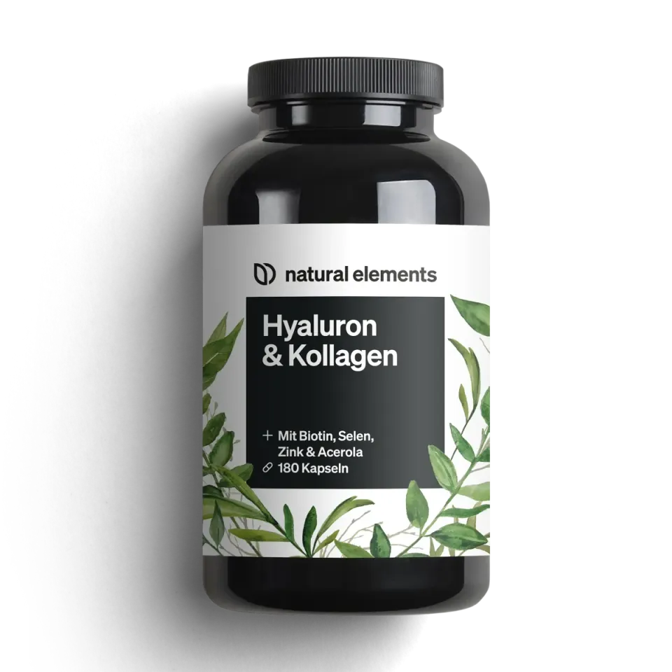 Natural Elements Hyaluron & Kollagen Komplex gélules 180 peau