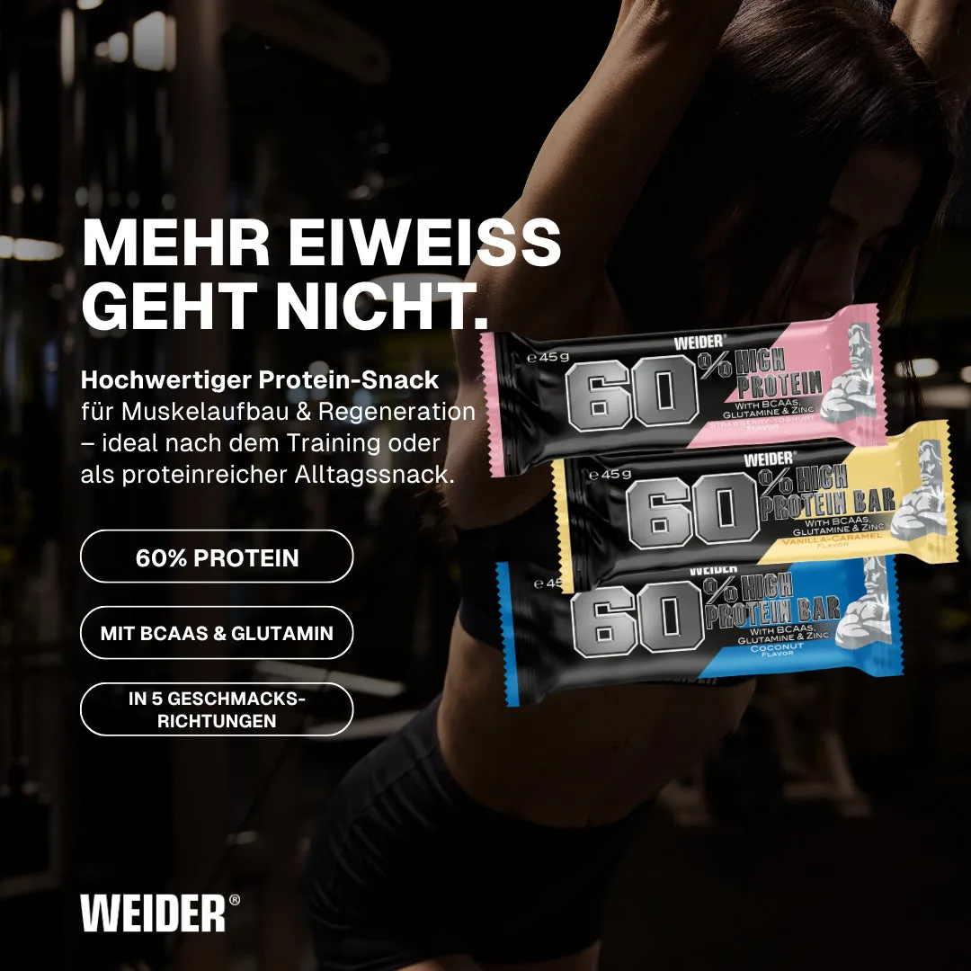 Weider 60% Protein Bar barre protéinée Salted Peanut Caramel
