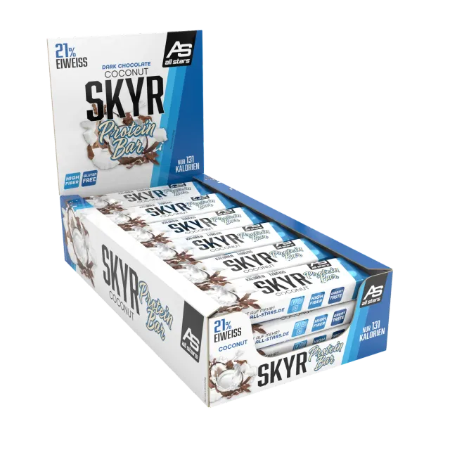 AllStars Skyr barre protéinée coco 24 barres 35g