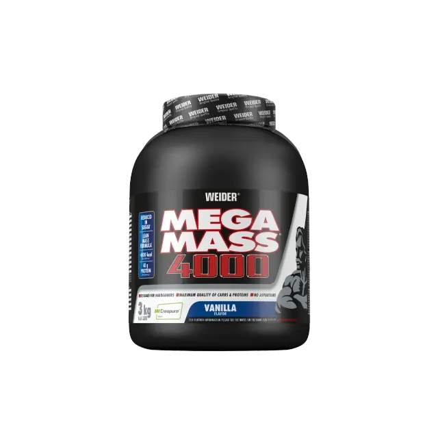 Weider Mega Mass 4000 weight gainer en poudre