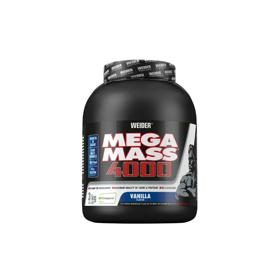 Weider Mega Mass 4000 weight gainer en poudre