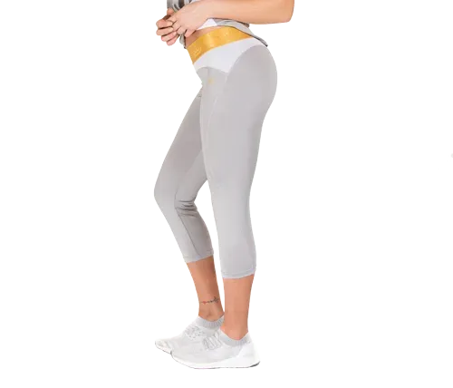 AllStars Squat Queen legging 3/4 gris/blanc booty shaping