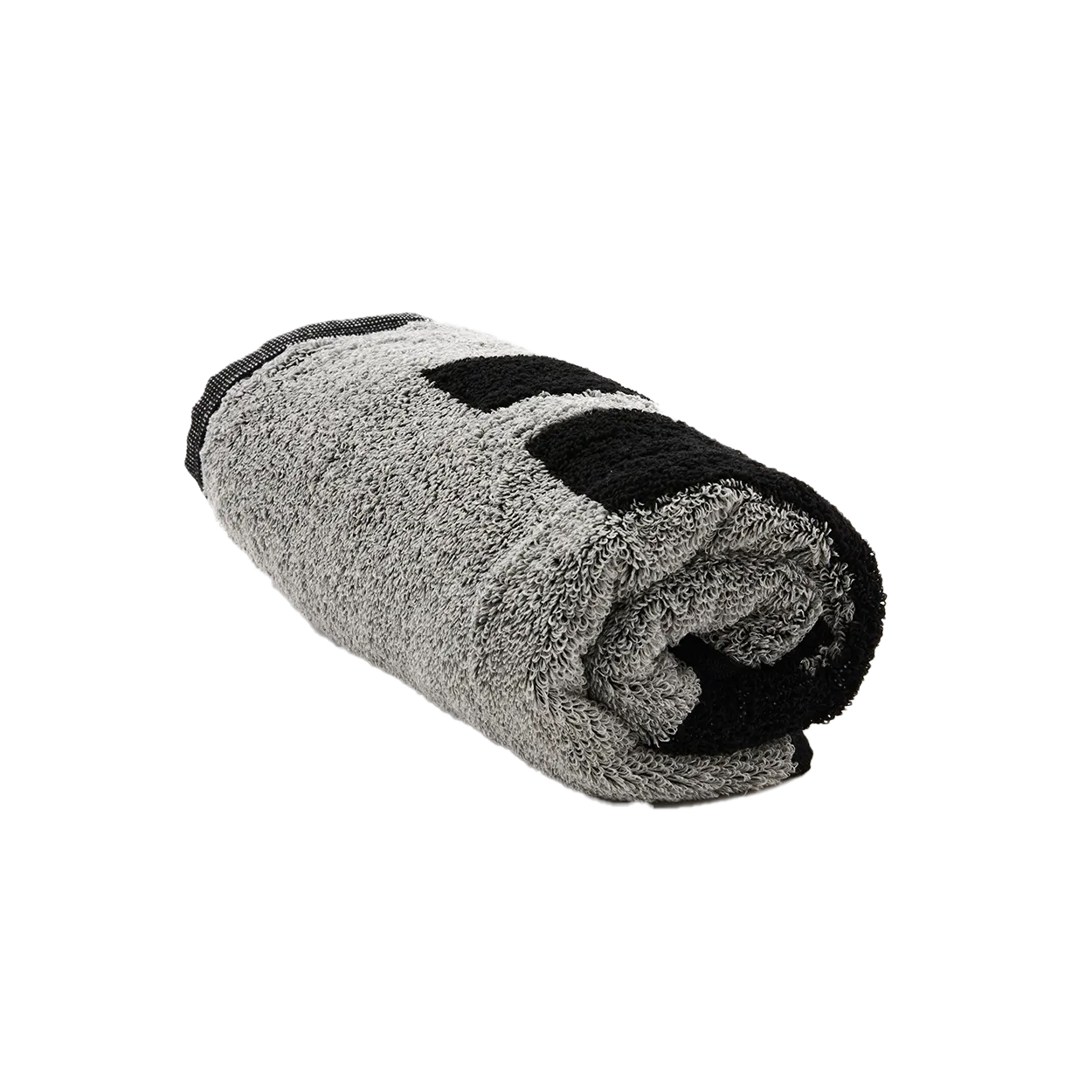 Weider serviette sport noir gris 50x100 cm éponge