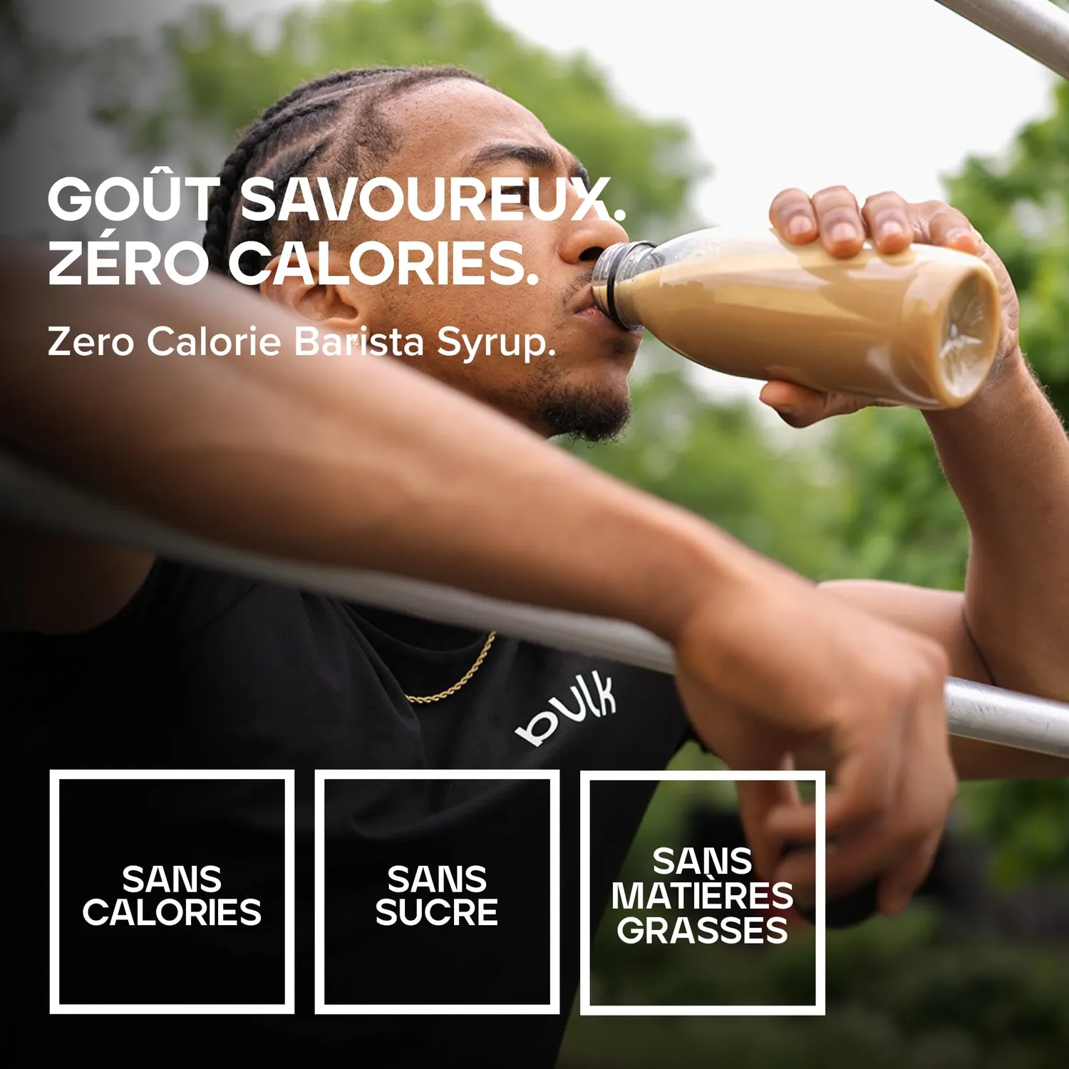 BULK Sirop Barista Zéro Calorie sirop vanille 1 litre sans sucre