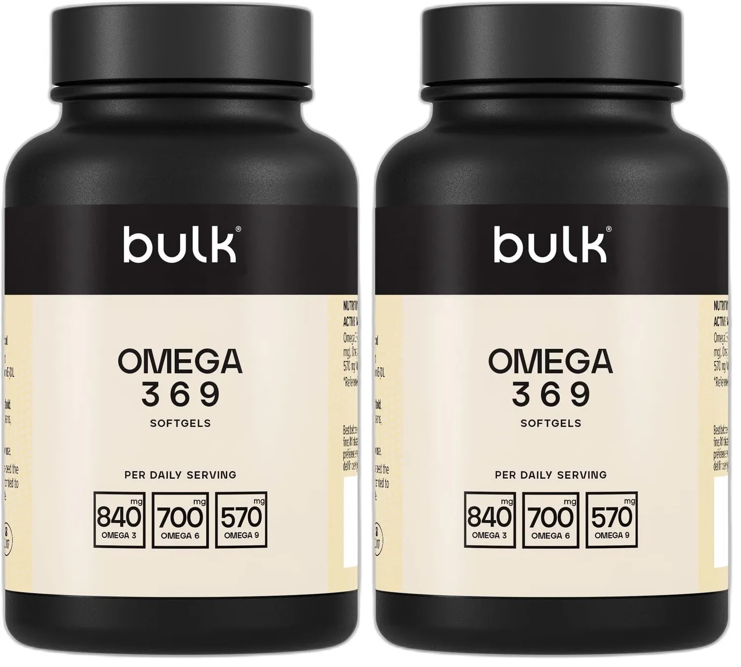 BULK Oméga 3 6 9 gélules 1000 mg 90 unités