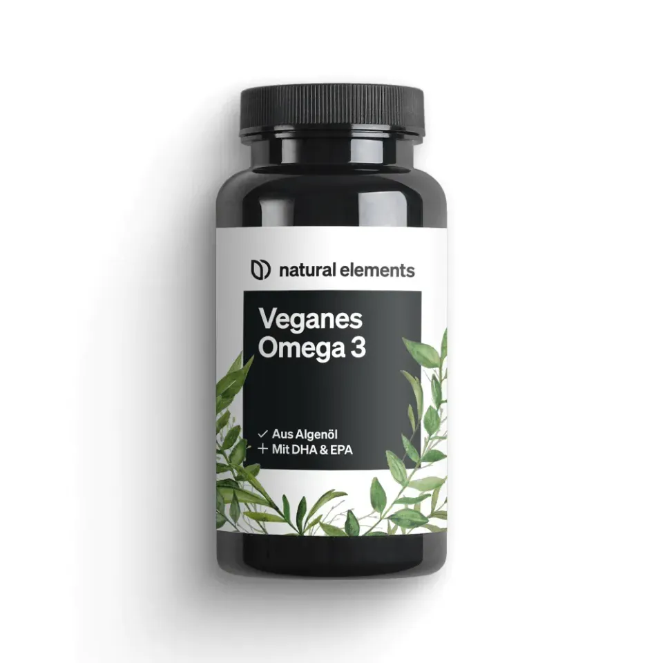 Natural Elements Oméga 3 algues capsules 90 vegan DHA EPA