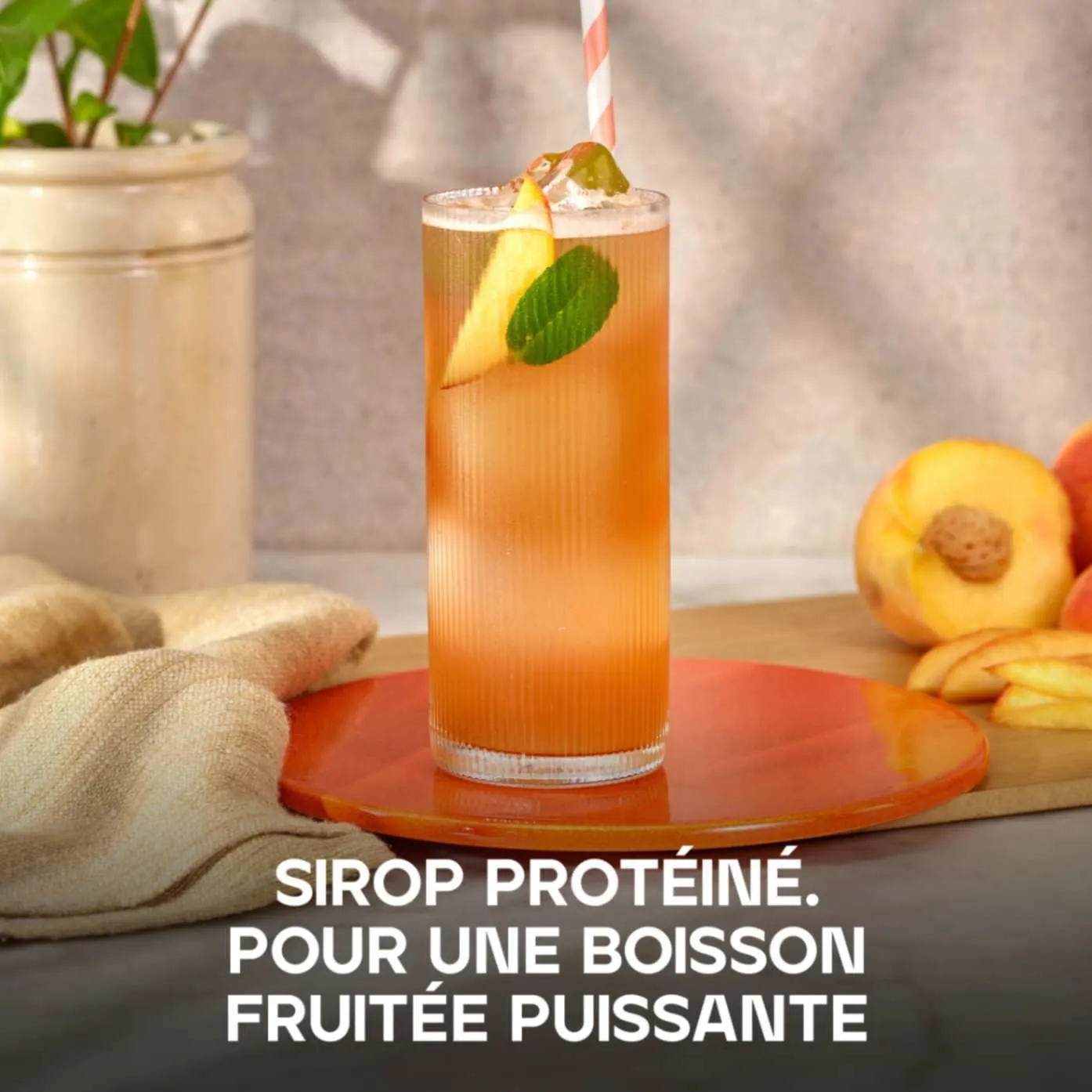 BULK Clear Whey Isolate protéine pêche thé glacé 500 g faible en sucre